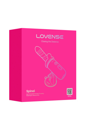 LOVENSE Spinel - ручная секс-машина с мобильным управлением и нагревом
